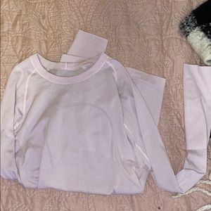 Pink lululemon Long sleeve!